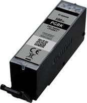 spausdintuvo canon kasetes - Spausdintuvo kasetė Canon PGI-580PGBK XL, juoda, 18.5 ml - 1 nuotrauka