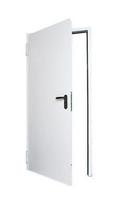 priesgaisrines durys hormann t30 - Hormann T30-1, universali, balta, 209.5 cm x 89 cm x 6 cm - 2 nuotrauka