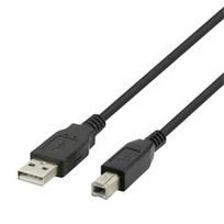 usb a usb b 3.0 - DELTACO USB-B 2.0 tinkamas spausdintuvams, 3m juodas / 00140006 - 2 nuotrauka