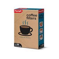 Kavos filtrų komplektas Paclan, 100 vnt.