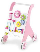 sokliukai - Stumiamas žaislas Viga Baby Walker Pink 50178 - 1 nuotrauka