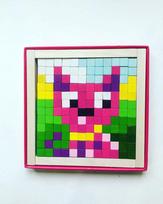 fantazija - Cubika Medinė mozaikos Medienos Pikseliai "Fantazija" - 1 nuotrauka