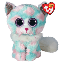 Ty Plush - Beanie Boos - Opal the Pastel Cat (Medium) (TY37288)