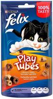 Skanėstas katėms Felix Play Tubes Chicken & Liver, 0.05 kg