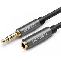 3.5 mm jack - Ugreen 10595 AUX Cable Extension mini-jack 3,5 mm 3m Gray - 2 nuotrauka