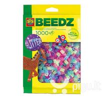 beedze - SES BEEDZ Blizgančių karoliukų mozaika, 1000 vnt. - 1 nuotrauka