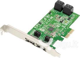 pci sata - Dawicontrol (DC-624e RAID Retail) - 1 nuotrauka