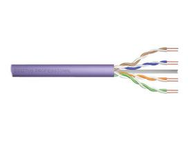 cat6 utp - DIGITUS Installation cable cat.6 U/UTP Dca solid wire AWG 23/1 LSOH 50m violet - 1 nuotrauka