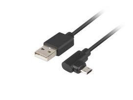 LANBERG CA-USBM-13CC-0018-BK cable USB Micro-B(M)->A(M) 2.0 Left/Right Angled Easy-USB 1.8m Black