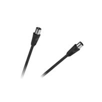 tv antena - Kabelis TV antenai RF, 5.0m, kištukas - lizdas, juodas - 2 nuotrauka
