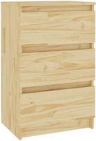 Naktinis staliukas VLX Bedside Cabinet, rudas, 29.5 x 40 x 64 cm