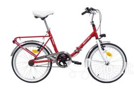 sulankstomas dviratie - Bottari Roma 77419, universalus, raudonas, 20" - 2 nuotrauka