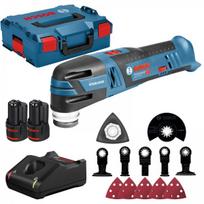 bosch 12v 3.0ah - Bosch GOP 12V-28; 12 V; 2x3,0 Ah akum. - 1 nuotrauka