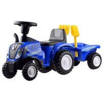 Vaikiškas paspiriamas traktorius su priekaba "New Holland"