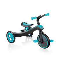 globber 4in1 - Daugiafunkcinis triratukas Globber Trike Explorer 4in1, teal, 632-105 - 2 nuotrauka