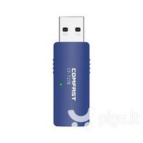 wifi, bluetooth usb adapter - Comfast WiFi, Bluetooth USB adapteris, 1300Mbps, 2.4GHz, 5GHz - 1 nuotrauka