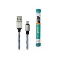 Devia Tube cable for Micro USB (5V 2.1A,1M) Blue