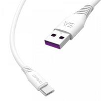 Dudao L2T USB/ USB Type C fast charging data cable 5A 1m white