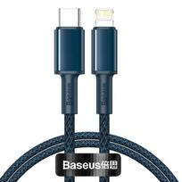 Baseus CATLGD-A03 High Density Braided 20W USB-C to Lightning Blue