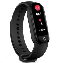 xiaomi mi band 6 apyranke - Xiaomi Mi Smart Band 6 NFC Black (Juoda) - 12 nuotrauka