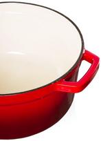 grandfeu puodas - Puodas su dangčiu Kamado Bono Grandfeu Cast Iron 4.7l, raudonas - 5 nuotrauka