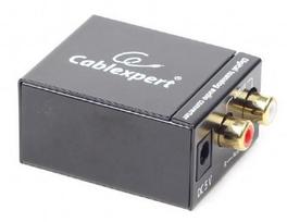 audio converter - Konverteris Gembird, iš skaitmeninio audio į analoginį audio RCA x2, juodas - 1 nuotrauka