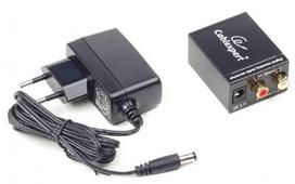 audio converter - Konverteris Gembird, iš skaitmeninio audio į analoginį audio RCA x2, juodas - 6 nuotrauka