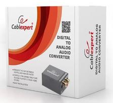 audio converter - Konverteris Gembird, iš skaitmeninio audio į analoginį audio RCA x2, juodas - 7 nuotrauka