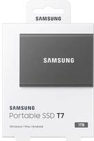 ssd isorinis - Samsung T7 Portable 1TB SSD Grey (Pilkas) - 8 nuotrauka