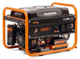 Daewoo GDA 3500E Petrol Generator Black/Orange