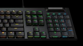 rgb klaviatura - Logitech G815 LightSync RGB Mechanical Linear Black - 5 nuotrauka