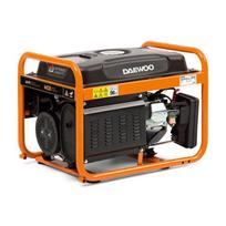 generatoriai 3500 - Daewoo GDA 3500 Petrol Generator Black/Orange - 2 nuotrauka