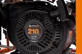generatoriai 3500 - Daewoo GDA 3500 Petrol Generator Black/Orange - 8 nuotrauka