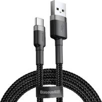 ikrovikliai type 2 - Įkroviklis Baseus, USB Type C, 3 m, juoda - 1 nuotrauka