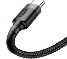 ikrovikliai type 2 - Įkroviklis Baseus, USB Type C, 3 m, juoda - 2 nuotrauka