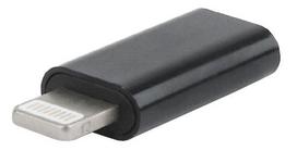 lightning adapter to usb c - Gembird Adapter USB-C / Apple Lightning Black - 1 nuotrauka