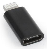 lightning adapter to usb c - Gembird Adapter USB-C / Apple Lightning Black - 2 nuotrauka