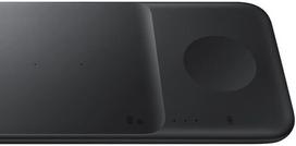 belaidis ikroviklis - Samsung P6300TBEGEU Wireless Charger Trio, juodas - 4 nuotrauka