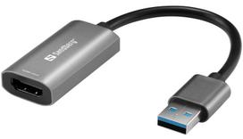 hdmi capture - Sandberg HDMI Capture Link to USB, USB 2.0 / HDMI - 1 nuotrauka