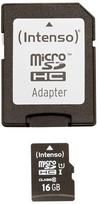 atminties kortele su adapteriu - Intenso 16GB microSDHC UHS-I Class 10 3423470 - 1 nuotrauka