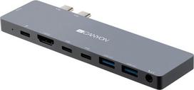 hdmi ilgintuvas - Canyon dock 8in1 Thunderbolt 3 (CNS-TDS08DG) - 1 nuotrauka