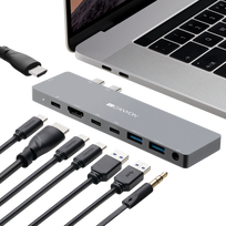 hdmi ilgintuvas - Canyon dock 8in1 Thunderbolt 3 (CNS-TDS08DG) - 6 nuotrauka