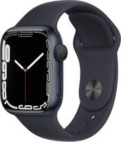 apple watch 7 series gps - Apple Watch Series 7 GPS, 41mm Midnight Aluminium Case with Midnight Sport Band (Juodas) - 2 nuotrauka