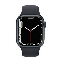 apple watch 7 series gps - Apple Watch Series 7 GPS, 41mm Midnight Aluminium Case with Midnight Sport Band (Juodas) - 3 nuotrauka