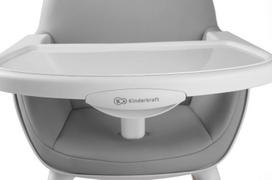 kinderkraft 2in1 maitinimo kedute - KinderKraft Baby Chair Fini Grey - 6 nuotrauka