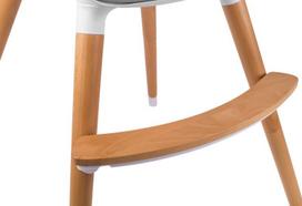 kinderkraft 2in1 maitinimo kedute - KinderKraft Baby Chair Fini Grey - 7 nuotrauka