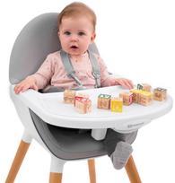 kinderkraft 2in1 maitinimo kedute - KinderKraft Baby Chair Fini Grey - 8 nuotrauka