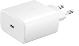 Pirkti Samsung Super Fast USB Type-C Wall Charger + USB Type-C Cable White - Photo 1