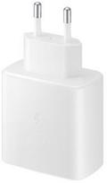usb c 45w - Samsung Super Fast USB Type-C Wall Charger + USB Type-C Cable White - 2 nuotrauka