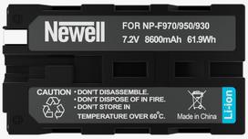 akumuliatorius sony fotoaparatui - Newell NP-F970, Li-ion, 8600 mAh - 2 nuotrauka
